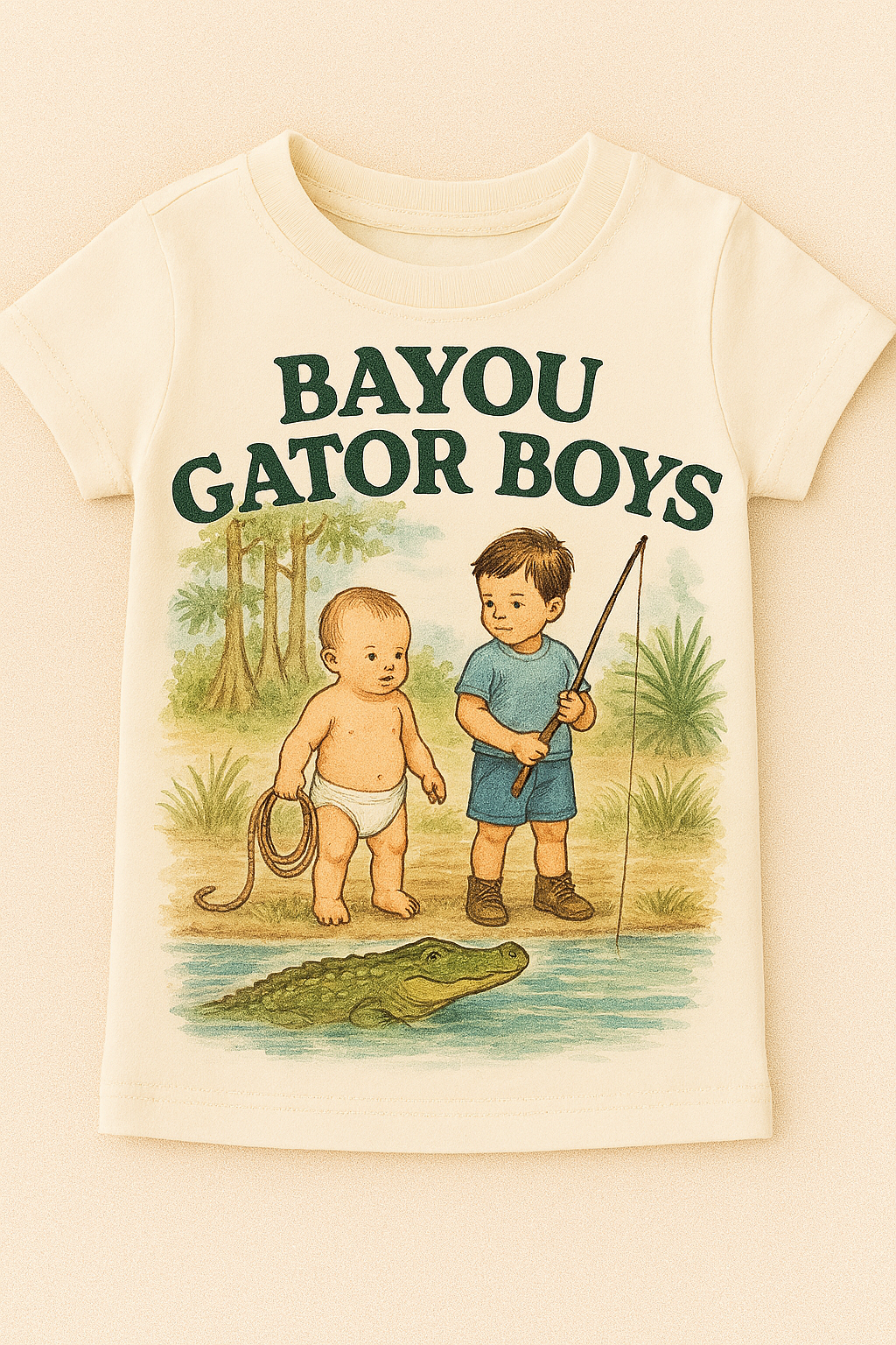 Bayou Gator Boys! — Cajun Toddler Tee | Bayou Baby Collection | Big Mamou