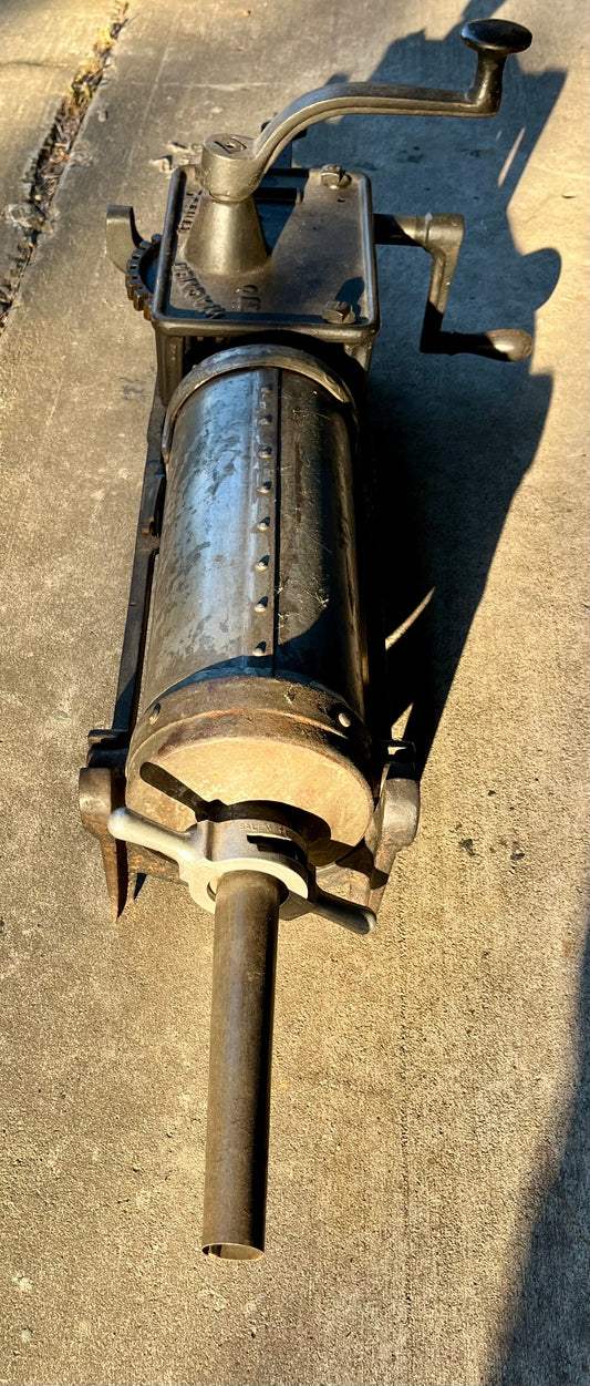Wagner #3 Antique Cast Iron Sausage Stuffer — Circa 1849 | Pre-Civil War Collectible