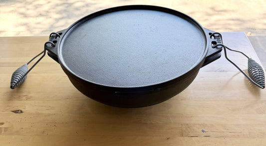 Lodge Cast Iron Cook-It-All Kit 14" — Cajun Camp Cooking Essential