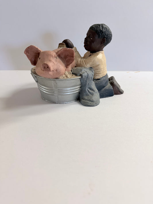 Show Day! by Pam Sakes '90 — Whimsical Americana Hand-Sculpted Folk Art