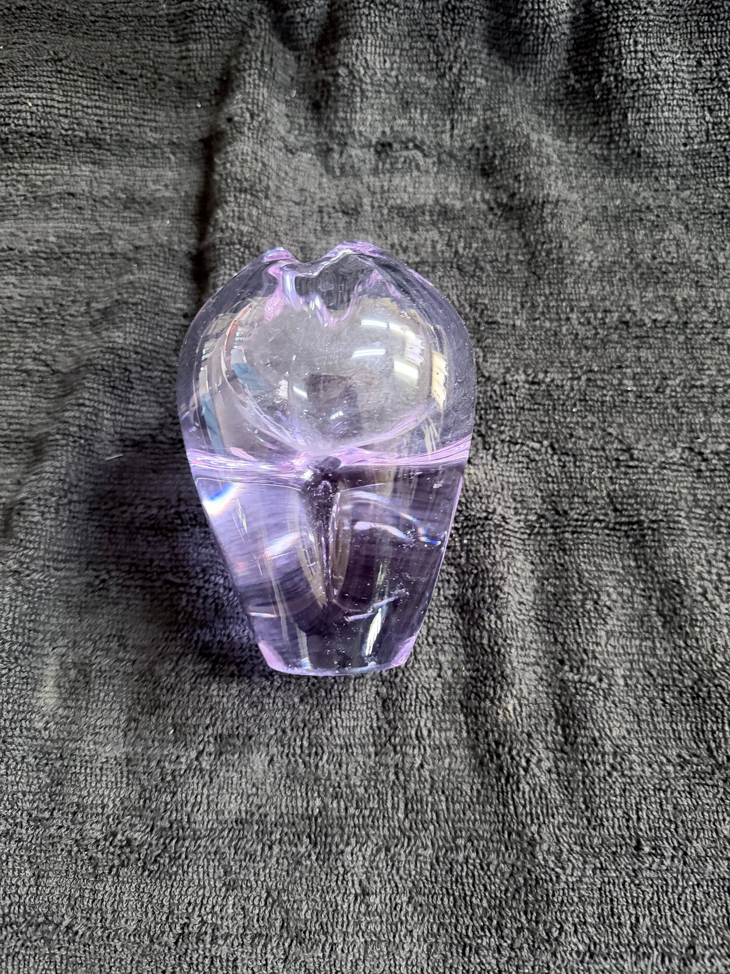 Alexandrite Glass Bud Vase — Miloslav Klinger for Zelený Brod Sklo, Czechoslovakia (1960s)
