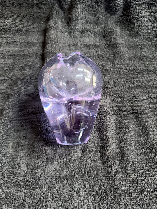 Alexandrite Glass Bud Vase — Miloslav Klinger for Zelený Brod Sklo, Czechoslovakia (1960s)