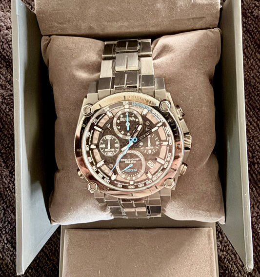 Bulova Men's Precisionist Chronograph Watch | Model 98B229
