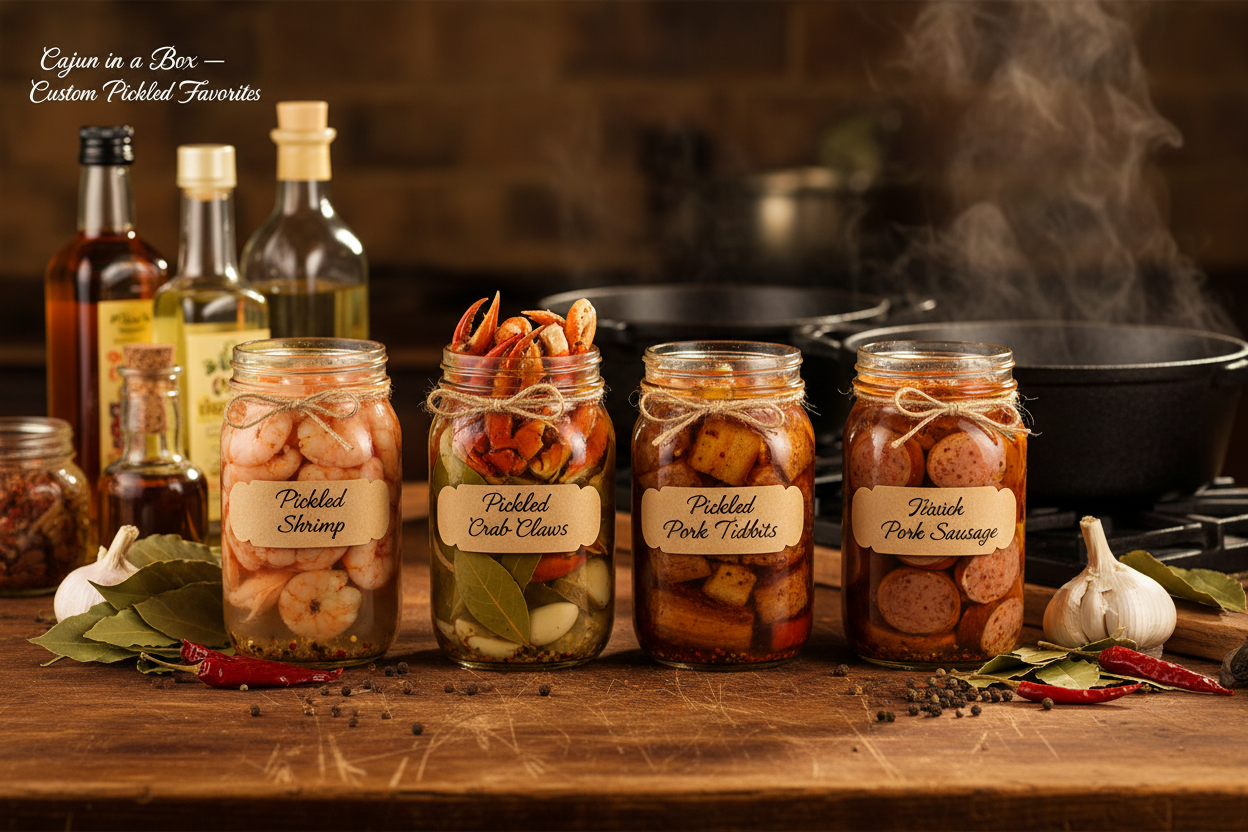 Cajun in a Box — Custom Pickled Favorites Collection Banner