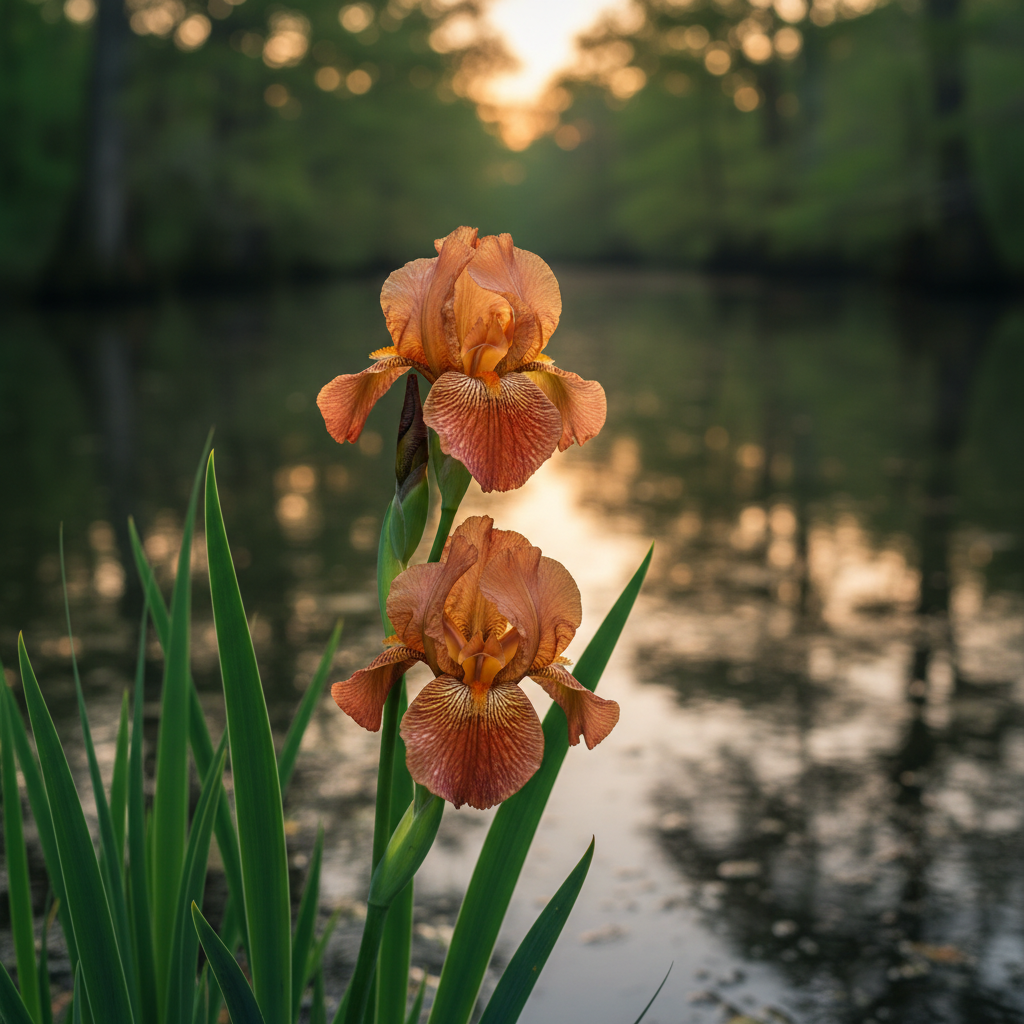Copper Iris (Iris fulva)