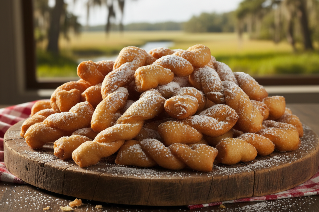 Croquignoles - Cajun Twisted Doughnuts