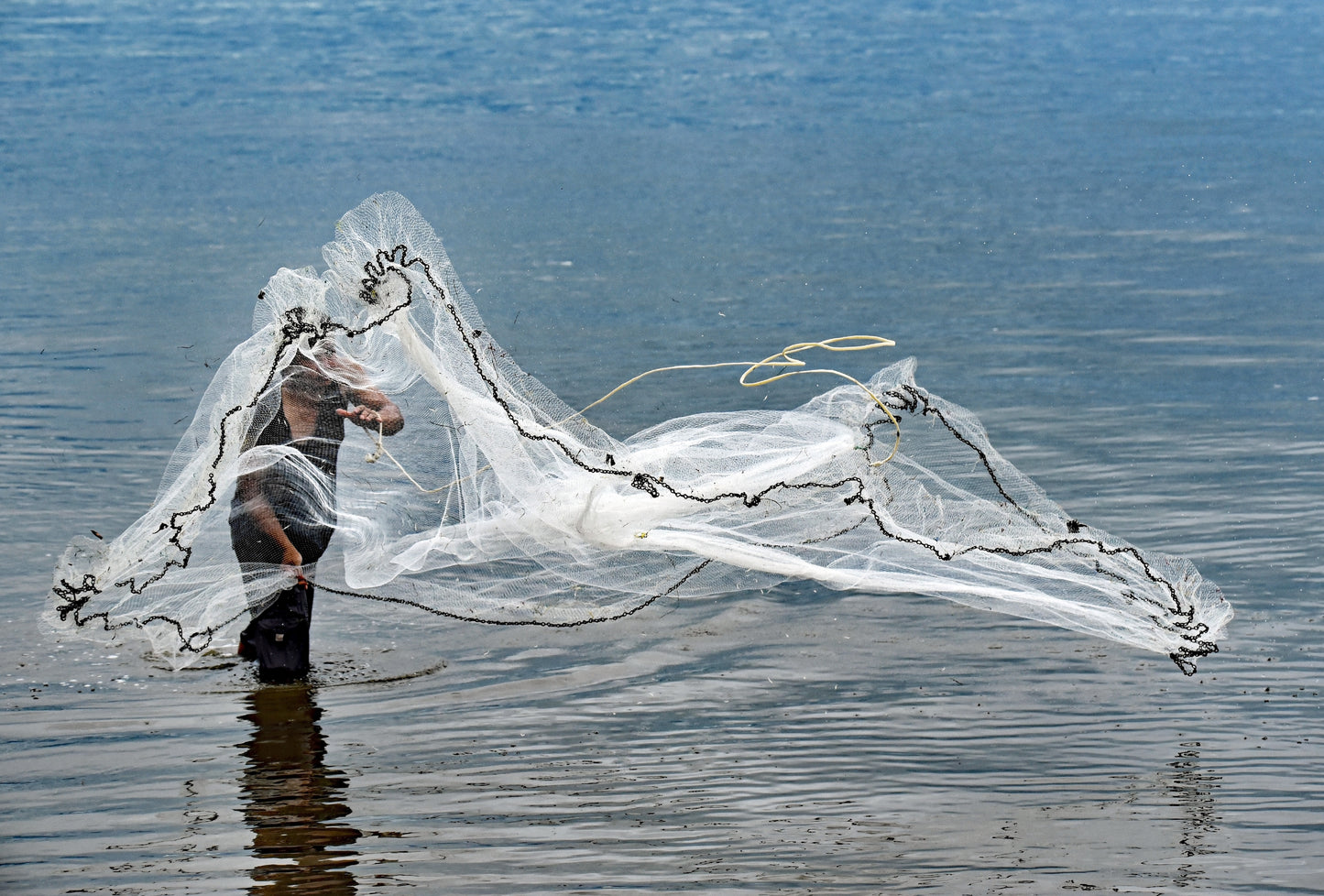 Cast Net Throwing — Cajun Bayou Technique Class | Learn the Old-Timer Way | Big Mamou