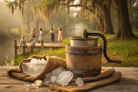 Hand Crank Ice Cream Machine — Cajun Nostalgia