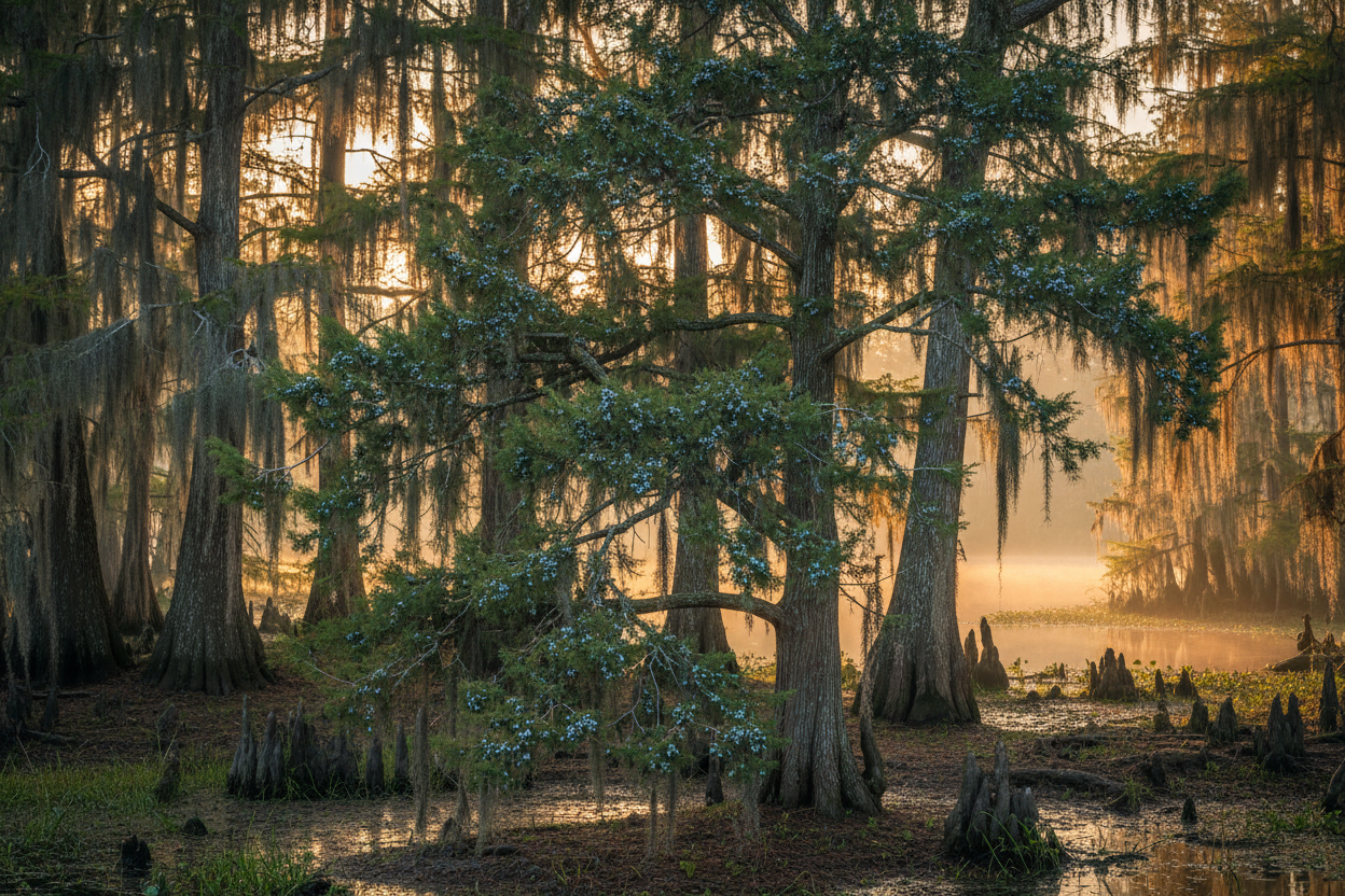 Eastern Red Cedar (Juniperus virginiana) — Cèdre | Cajun Traiteur Purification Tree | Big Mamou Enterprises