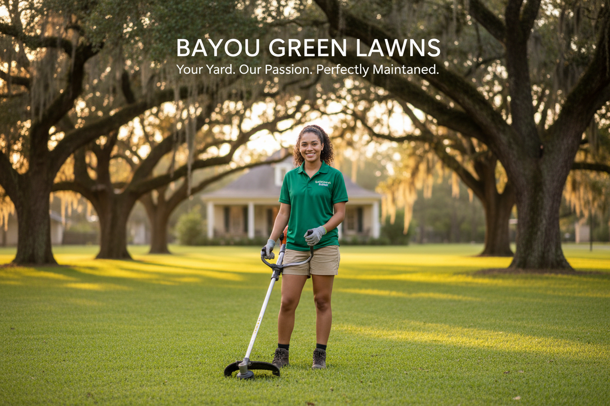 Lawn Care Hero - Cajun Woman