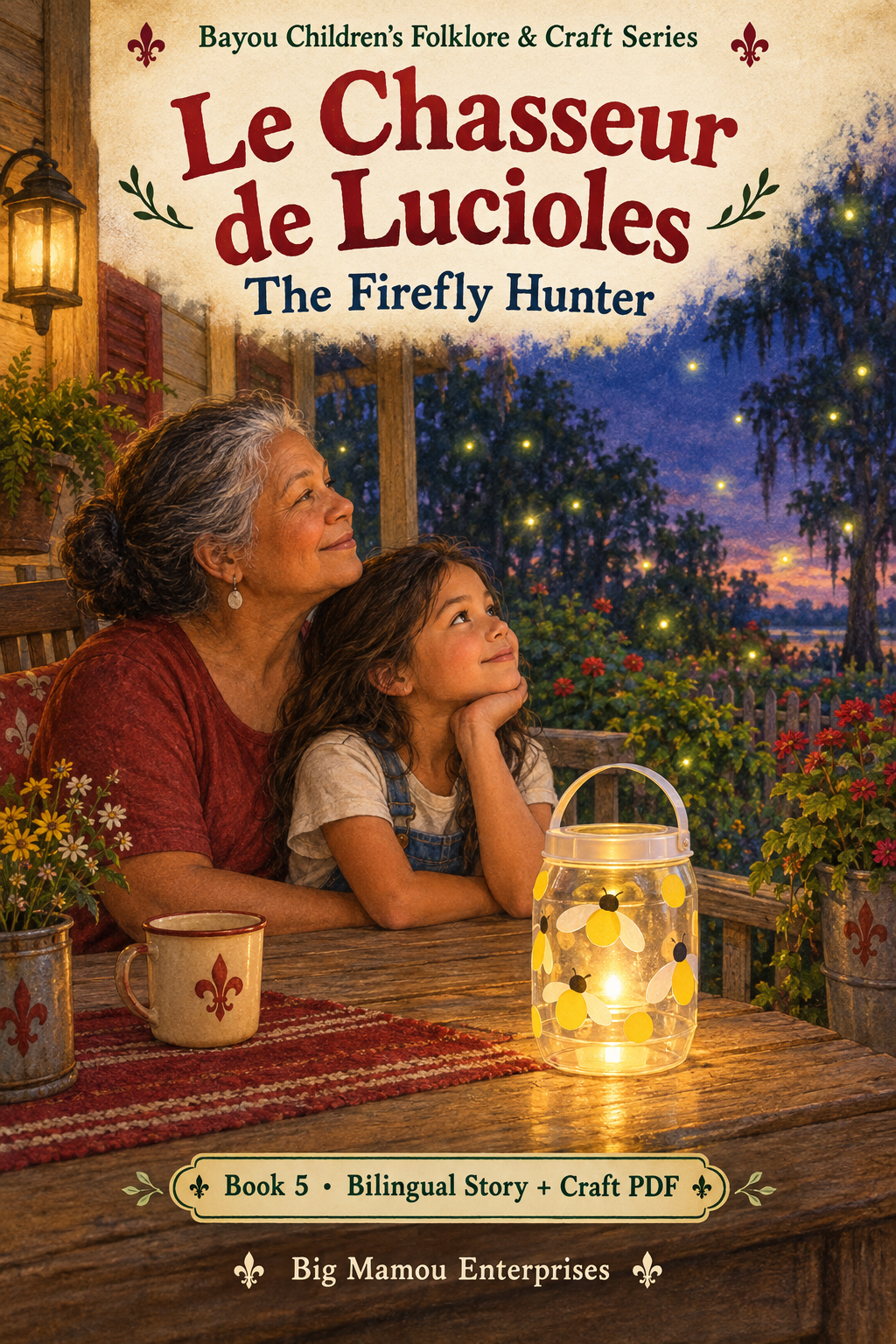 Le Chasseur de Lucioles — The Firefly Hunter | Bilingual Story & Craft PDF