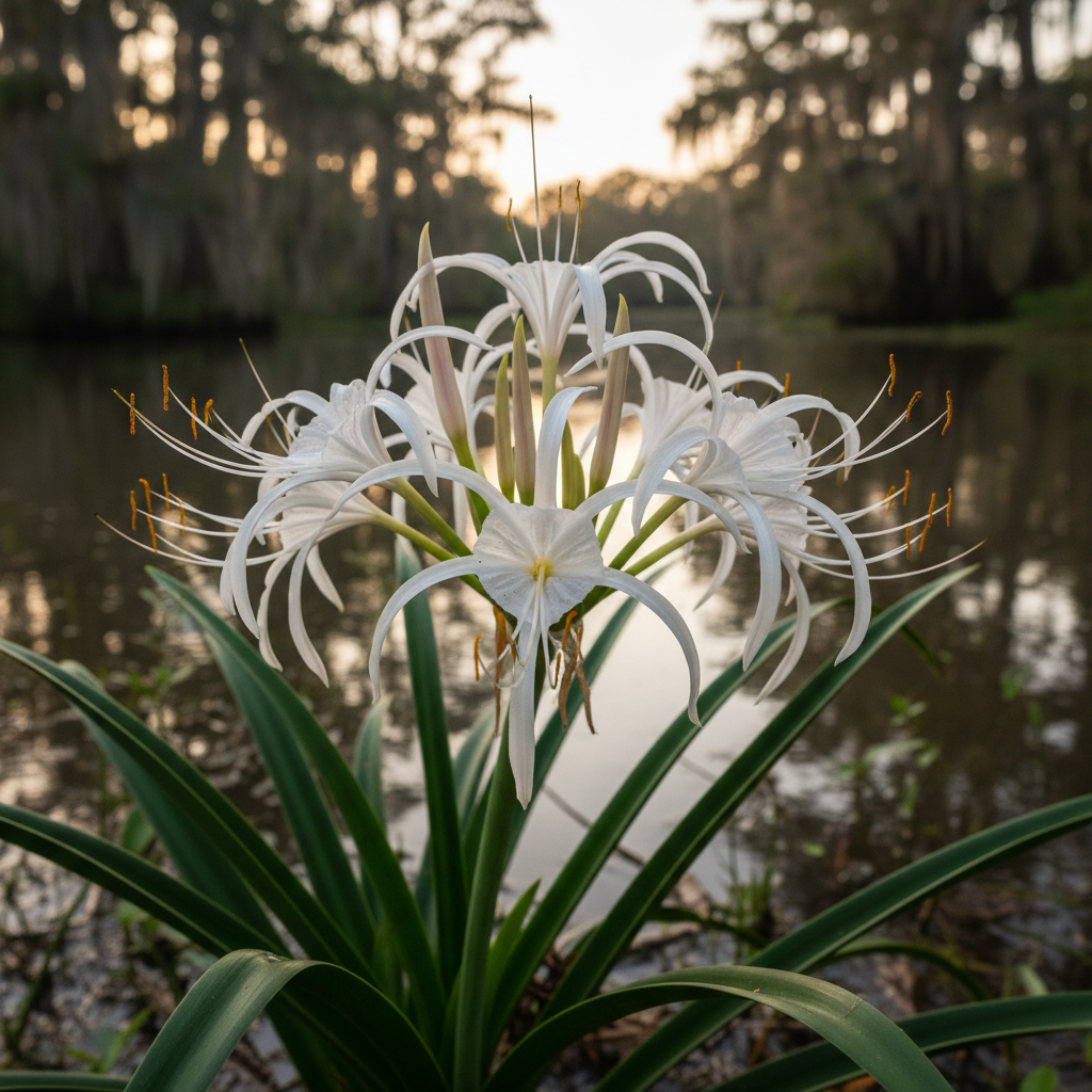 Swamp Lily / String Lily (Crinum americanum)