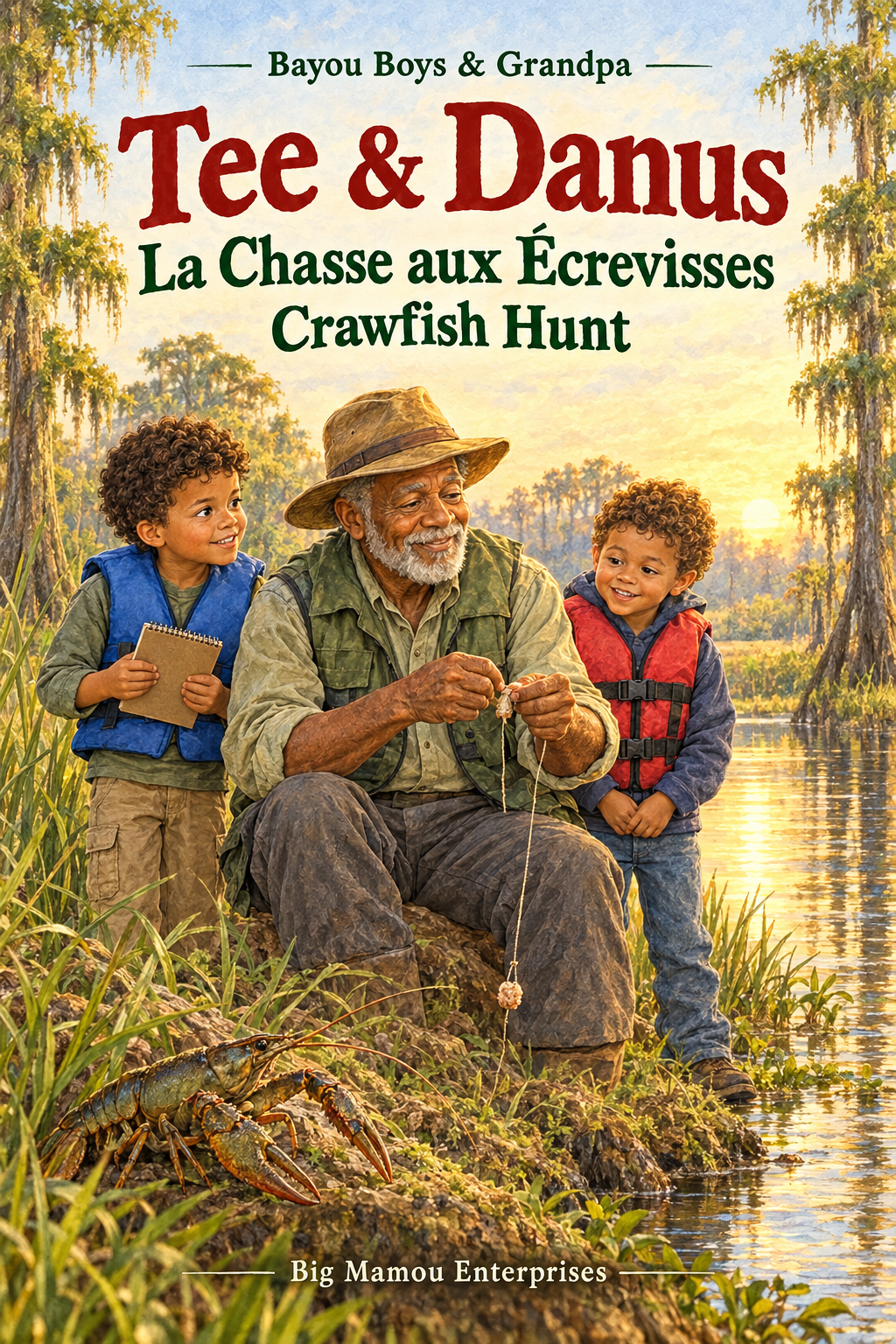 Tee & Danus: La Chasse aux Écrevisses — Crawfish Hunt | Bilingual Story & Activity PDF