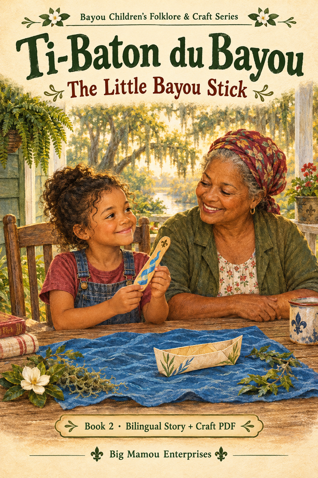 Ti-Baton du Bayou — The Little Bayou Stick | Bilingual Story & Craft PDF