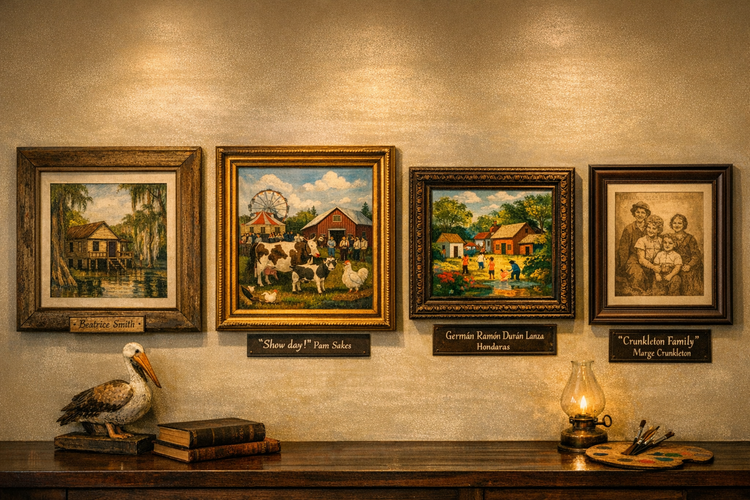 Big Mamou Art Gallery — Folk Art, Southern Storytelling & Naïve Painting