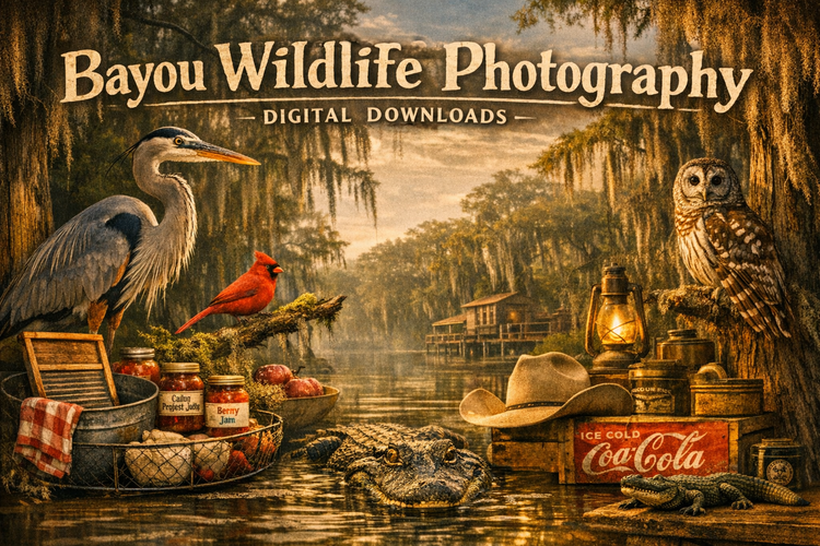 Bayou Wildlife Photography — Louisiana Marsh Digital Downloads | Big Mamou Enterprises