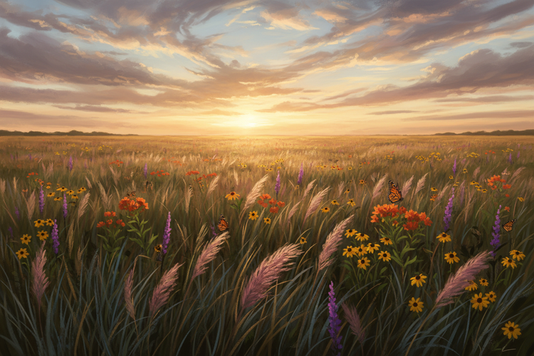 Prairie Movement Strip | Wind, Pollinators & Motion