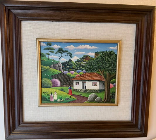 Germán Ramón Durán Lanza — Honduran Naïve Art | Santa Lucía Original Painting