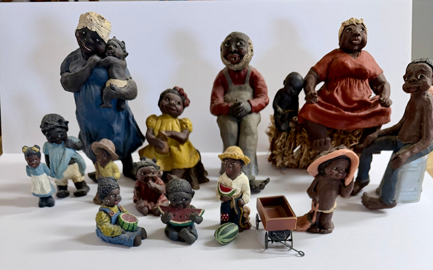 Crunkleton Family by Marge Crunkleton — Hand-Built Clay American Folk Art