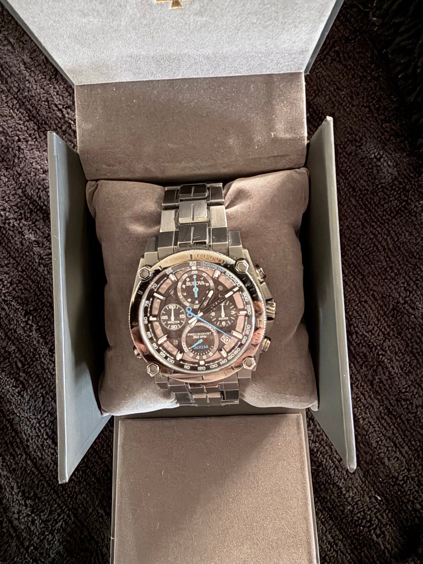 Bulova Men's Precisionist Chronograph Watch | Model 98B229