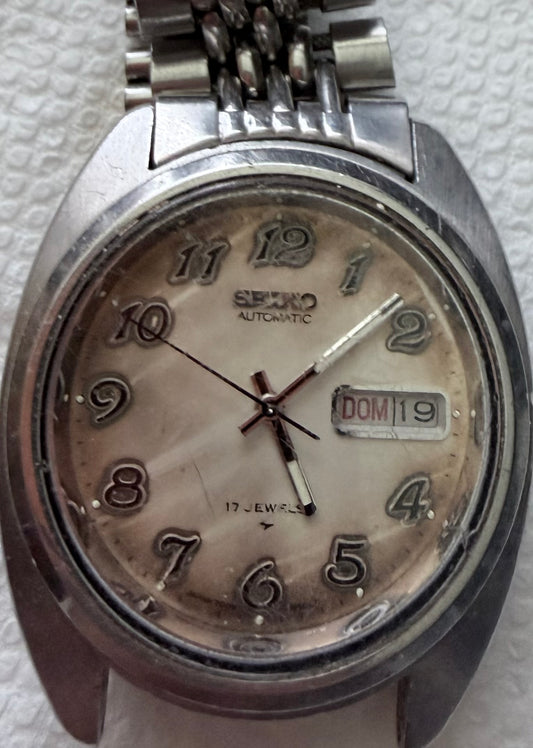 Vintage Seiko 7009-8088 Military Dial Automatic Watch