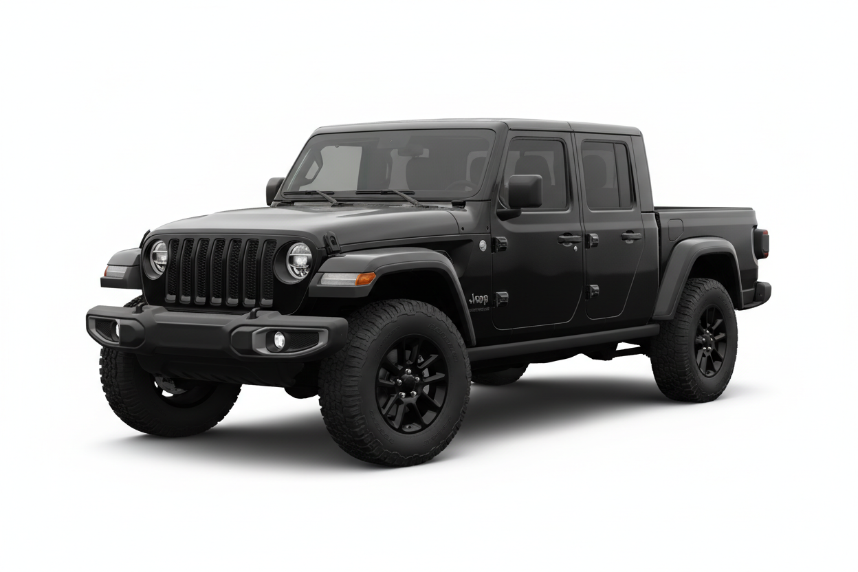 Black Jeep Gladiator Truck