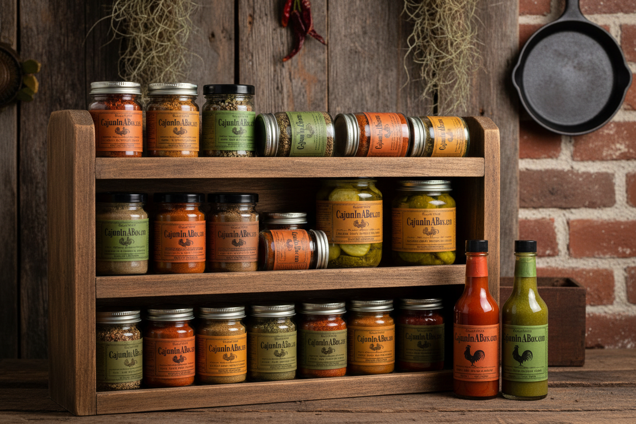 CajunInABox.com Spice Rack