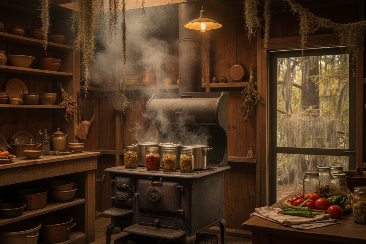 Canning Scene