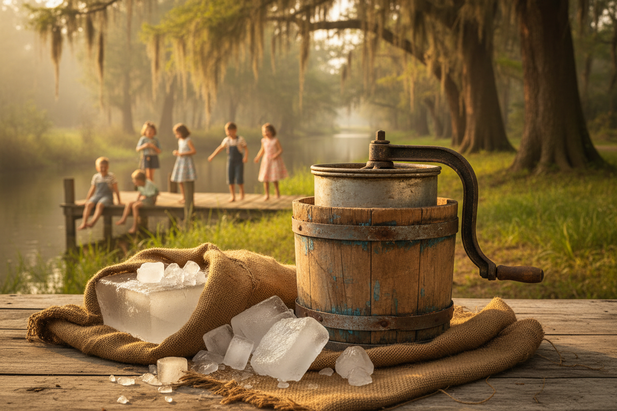 Hand Crank Ice Cream Machine — Cajun Nostalgia