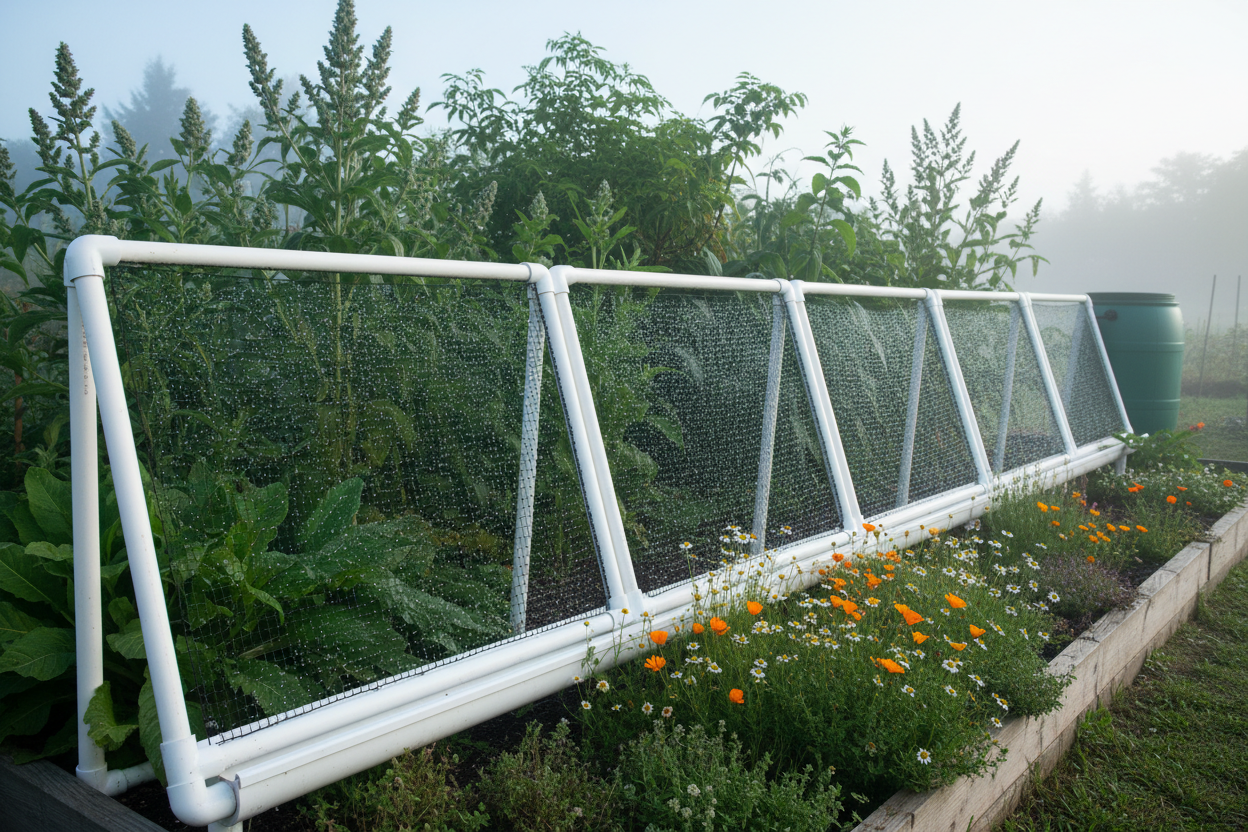 Heritage & Healing Garden — PVC & Shade Mesh Dew Collection