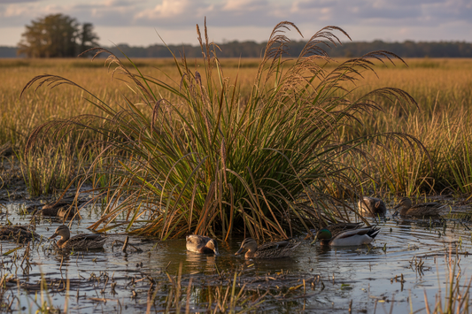 Brownseed Paspalum (Paspalum plicatulum) — native waterfowl grass of Louisiana coastal prairie wetlands, Prairie Movement Strip, Big Mamou Enterprises