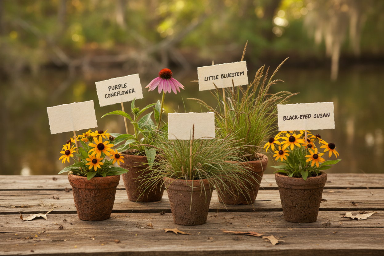 Individual Native Louisiana Plants