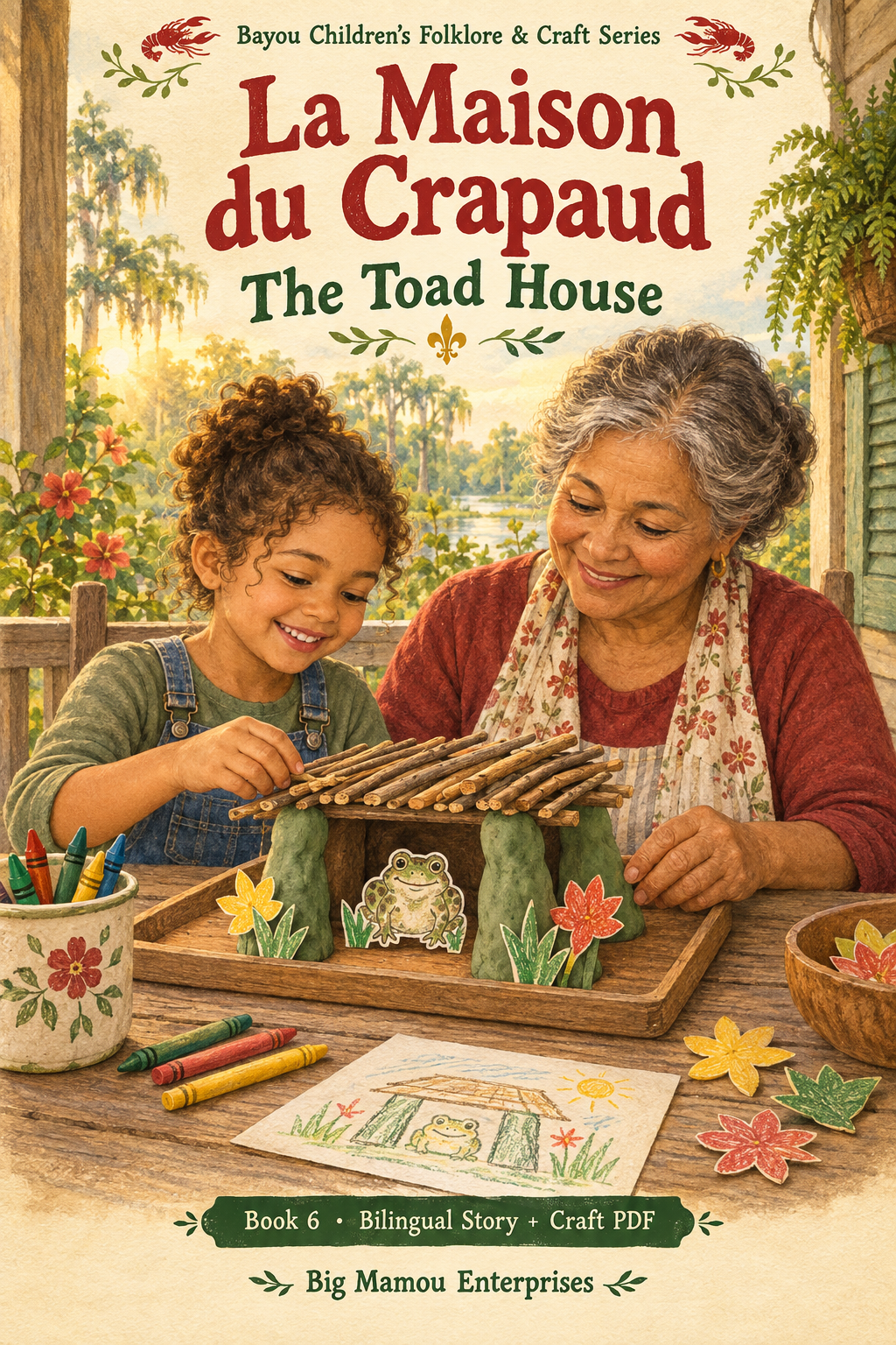 La Maison du Crapaud — The Toad House | Bilingual Story & Craft PDF