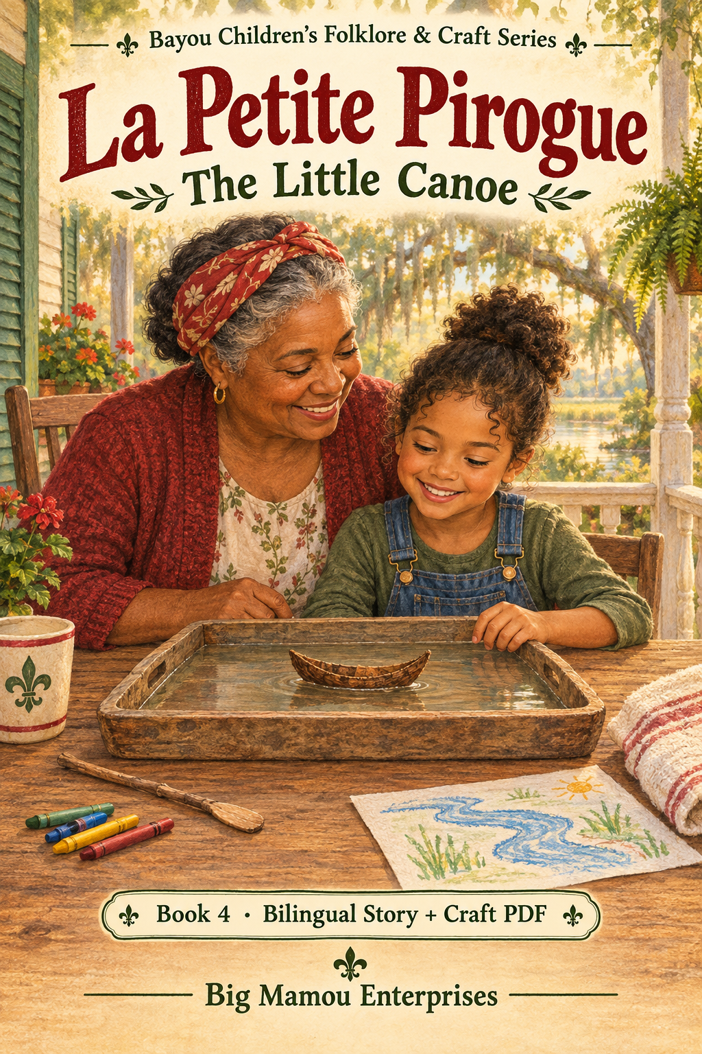 La Petite Pirogue — The Little Canoe | Bilingual Story & Craft PDF