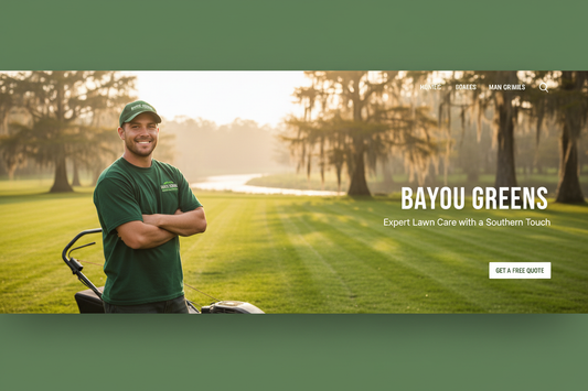 Lawn Care Hero - Cajun Man