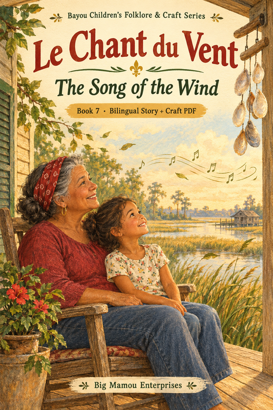 Le Chant du Vent — The Song of the Wind | Bilingual Story & Craft PDF