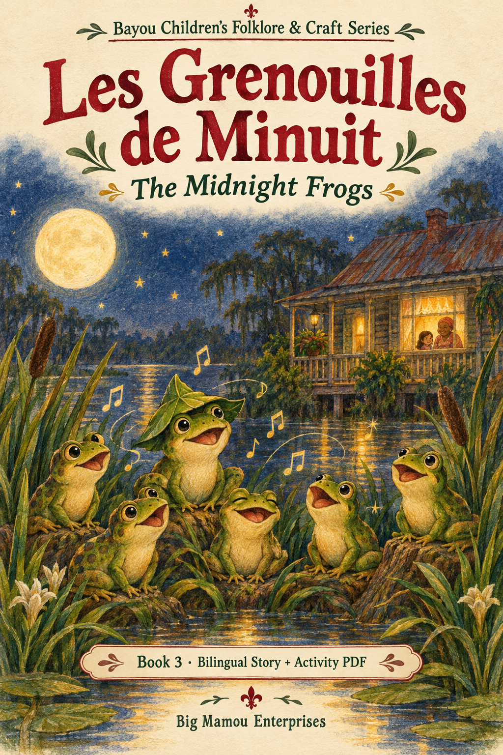 Les Grenouilles de Minuit — The Midnight Frogs | Bilingual Story & Activity PDF