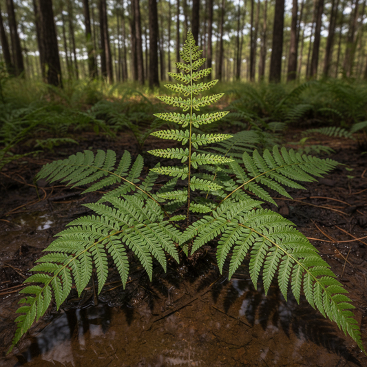 Netted Chain Fern (Woodwardia areolata)