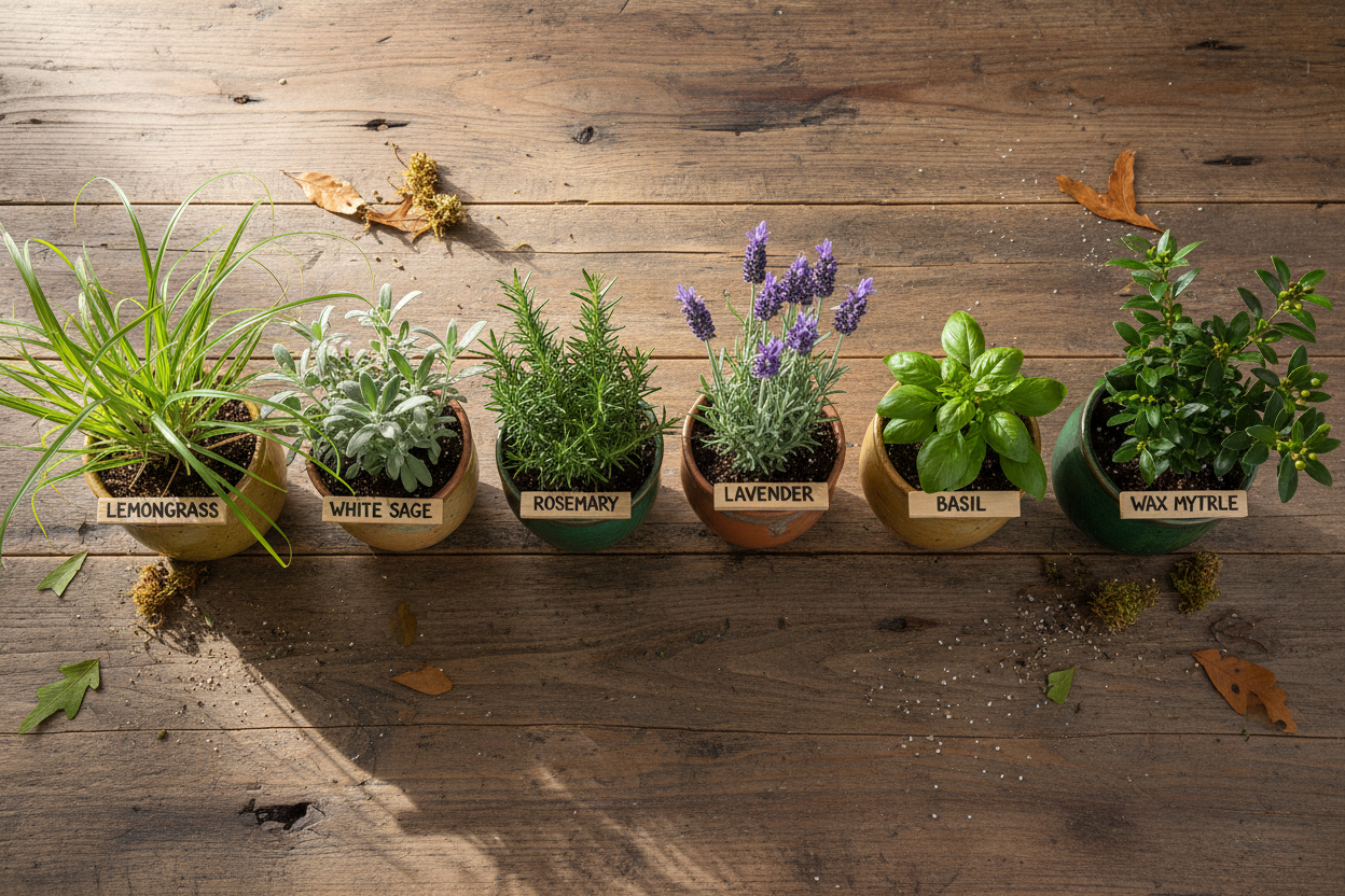 PEST GUARD GARDEN COLLECTION™ — 6 Plants Flat Lay