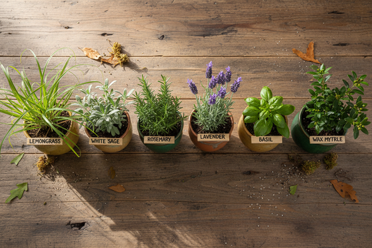 PEST GUARD GARDEN COLLECTION™ — 6 Plants Flat Lay