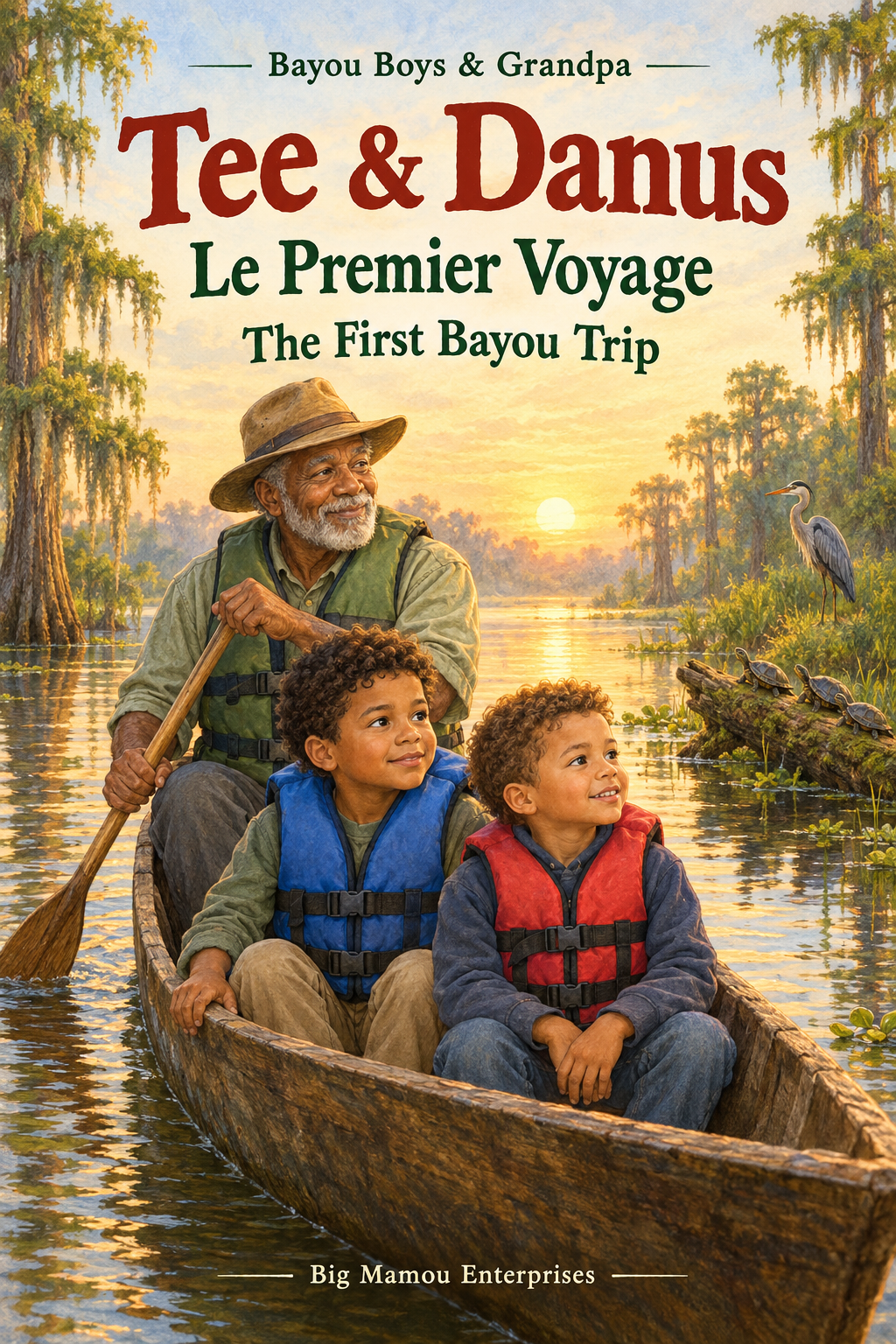 Tee & Danus: Le Premier Voyage — The First Bayou Trip | Bilingual Story & Activity PDF