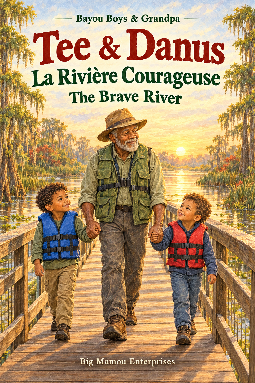 Tee & Danus: La Rivière Courageuse — The Brave River | Bilingual Story & Activity PDF