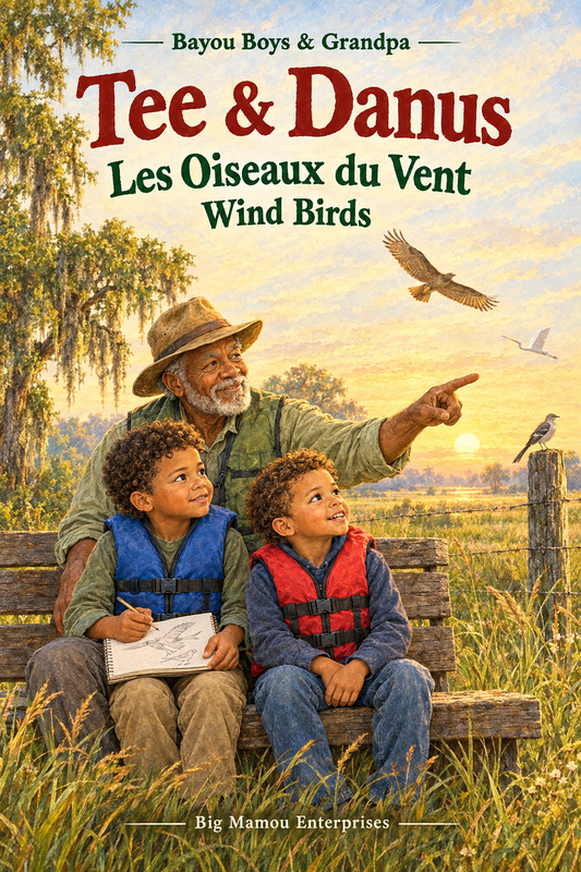 Tee & Danus: Les Oiseaux du Vent — Wind Birds | Bilingual Story & Activity PDF